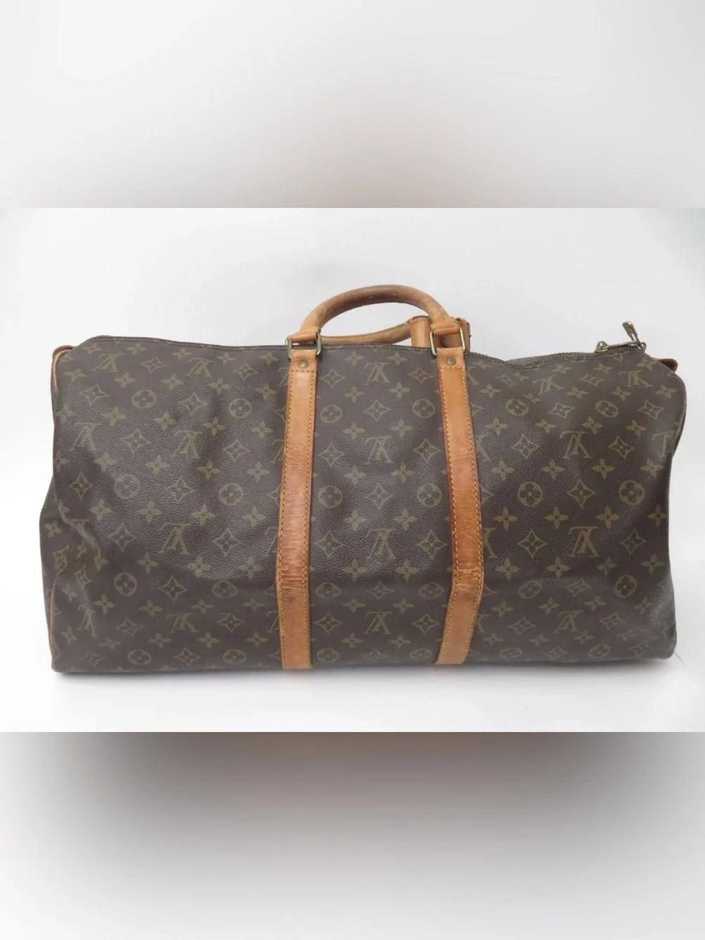 Louis Vuitton Monogram Duffle Boston Bag Keepall 55